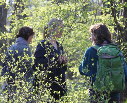 Achtsamkeitsuebung in der Natur