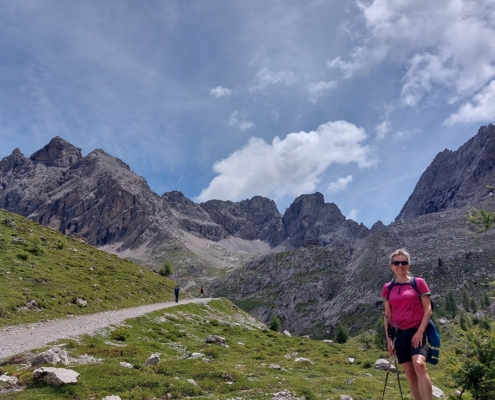 Ute Gigler wandert in den Lienzer Dolomiten